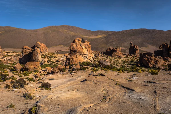 Landscape of Lost Italy in Eduardo Avaroa National Park, Bolivia — Stock Photo, Image