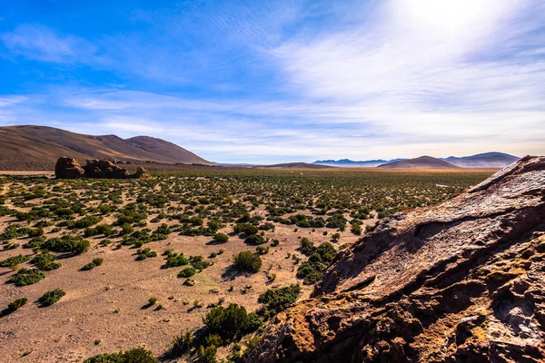 Paysage de l'Italie perdue dans le parc national d'Eduardo Avaroa, Bolivie — Photo