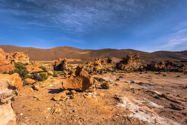 Paysage de l'Italie perdue dans le parc national d'Eduardo Avaroa, Bolivie — Photo