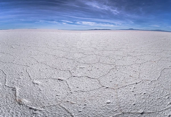 Landschap van de zoutvlakten van Uyuni, Bolivia — Stockfoto