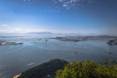 Rio de Janeiro - 19 Haziran 2017: panoramik Rio de Janeiro