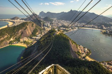 Rio de Janeiro - 19 Haziran 2017: panoramik Rio de Janeiro