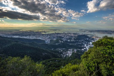 Rio de Janeiro - 20 Haziran 2017: Panorama Rio de Janeiro gördüm 