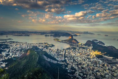 Rio de Janeiro - 20 Haziran 2017: Panorama Rio de Janeiro gördüm 