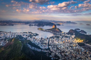 Rio de Janeiro - 20 Haziran 2017: Panorama Rio de Janeiro gördüm 