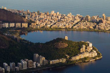 Rio de Janeiro - 20 Haziran 2017: Panorama Rio de Janeiro gördüm 