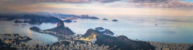 Rio de Janeiro - 20 Haziran 2017: Panorama Rio de Janeiro gördüm 