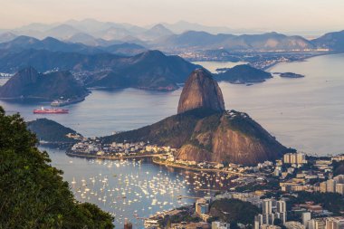 Rio de Janeiro - 20 Haziran 2017: Panorama Rio de Janeiro gördüm 