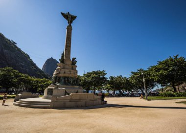 Rio de Janeiro - 19 Haziran 2017: coast için yapılan heykelin Memorial 