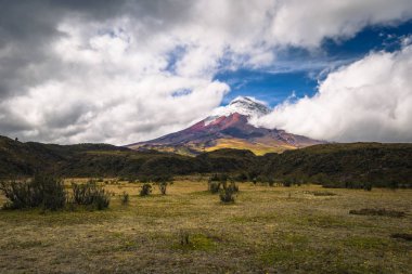 Cotopaxi - 18 Ağustos 2018: Cotopaxi Nat'Cotopaxi yanardağ