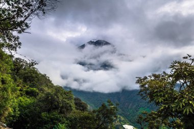 Banos - 19 Ağustos 2018: Ba bölgenin doğal peyzaj