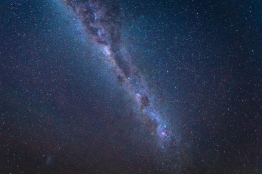 Atacama Çölü, Şili - büyülü yıldızların aydınlattığı gökyüzüne Atacama d