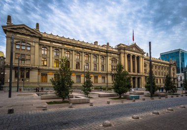 Şili - 08 Temmuz 2017: Şili Yargıtay Santiag içinde bina