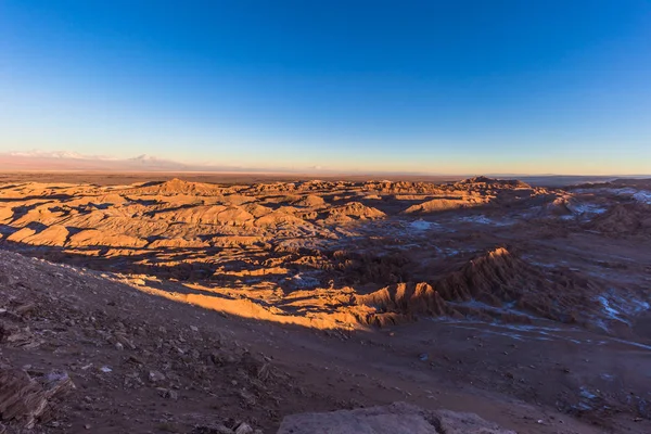 Désert d'Atacama, Chili - Paysage des Andes au coucher du soleil dans le — Photo