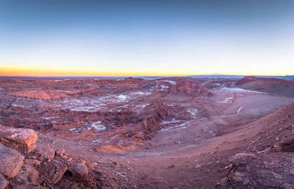 Atacama-Wüste, Chile - Landschaft der Anden bei Sonnenuntergang im — Stockfoto