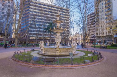 Montevideo - 02 Temmuz 2017: Montevideo şehir merkezinde,