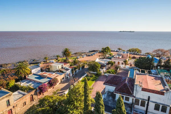 Colonia del sacramento - 02. Juli 2017: panoramablick auf coloni — Stockfoto