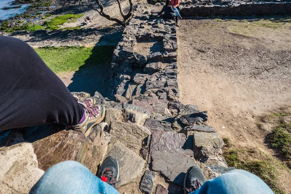 Colonia del sacramento - 02. Juli 2017: alte Ruinen der colonia del sacramento — Stockfoto