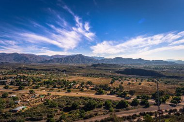 Mendoza - 05 Temmuz 2017: Mendoza, Arge bölgenin panoraması