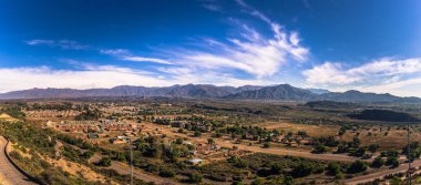 Mendoza - 05 Temmuz 2017: Mendoza, Arge bölgenin panoraması