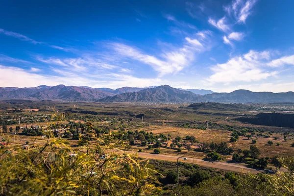 Mendoza - July 05, 2017: Panorama of the region of Mendoza, Arge — Stock Photo, Image