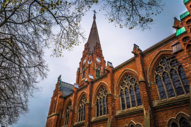 Lund - 21 Ekim 2017: Lund, İsveç tüm azizler Kilisesi