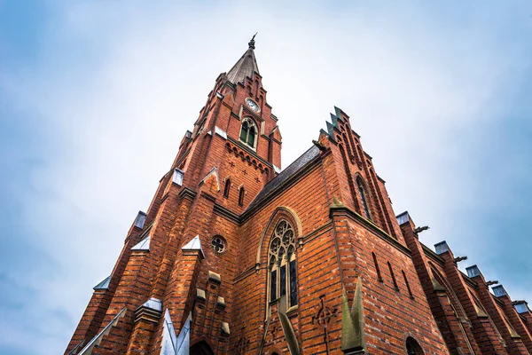 Lund - oktober 21, 2017: alle heiligen kirche in lund, schweden — Stockfoto