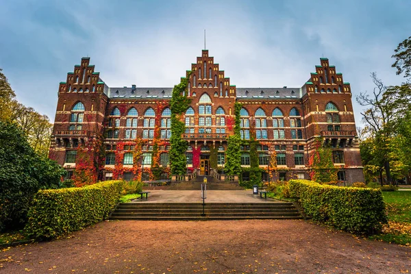 Lund - 21 oktober 2017: Universitetsbiblioteket i Lund, Sverige — Stockfoto