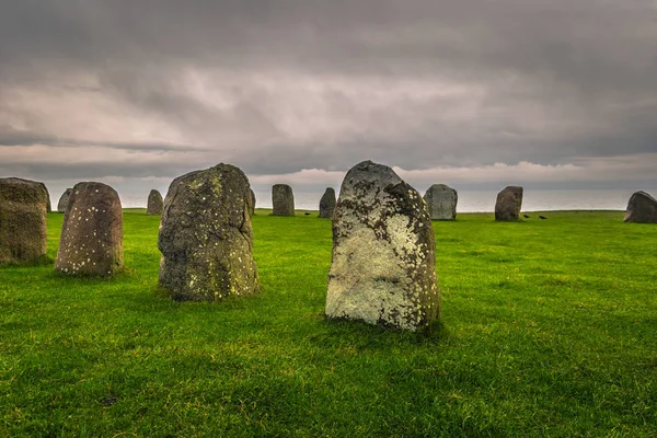 Ales stones - 22. Oktober 2017: das Eisenzeitalter ales stones in skan — Stockfoto