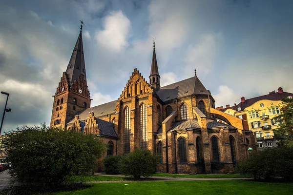 Malmö - 22. oktober 2017: kirche des heiligen peter in malmö, schweden — Stockfoto