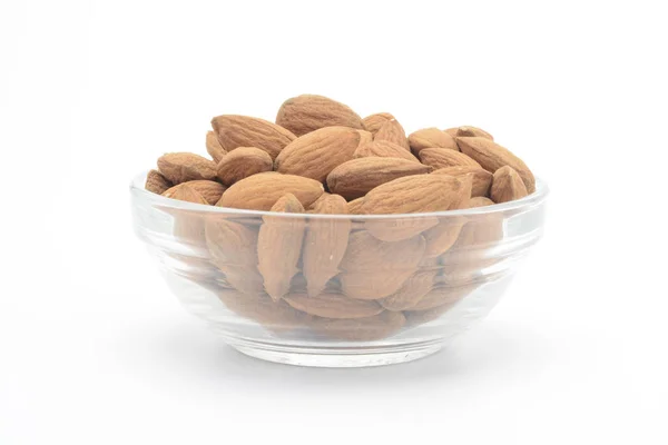 Natural almonds, detail — Stock Photo, Image