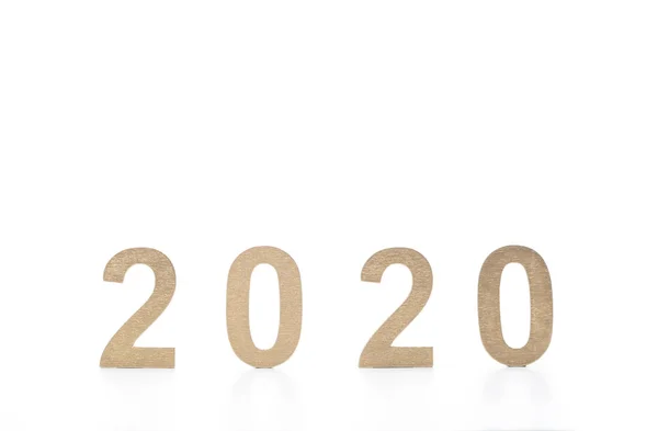 Nuevo año 2020 en números dorados — Foto de Stock