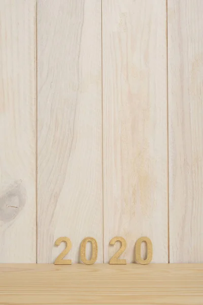 Nuevo año 2020 en números dorados — Foto de Stock