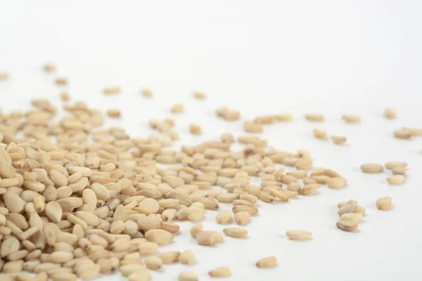 Surowe nasiona sezamu naturalnego — Zdjęcie stockowe
