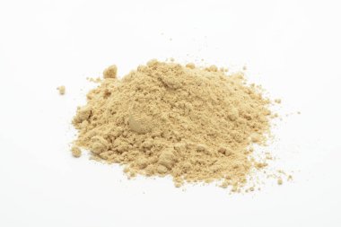 Beyaz arkaplanda yer kızıl