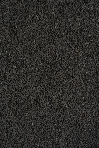 Black Sesame Detail Composition Background — Stock Photo, Image