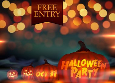 Cadılar Bayramı illüstrasyon soyut.