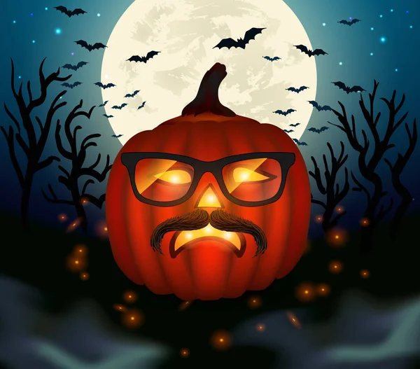 Abstrakte Halloween-Illustration. — Stockvektor