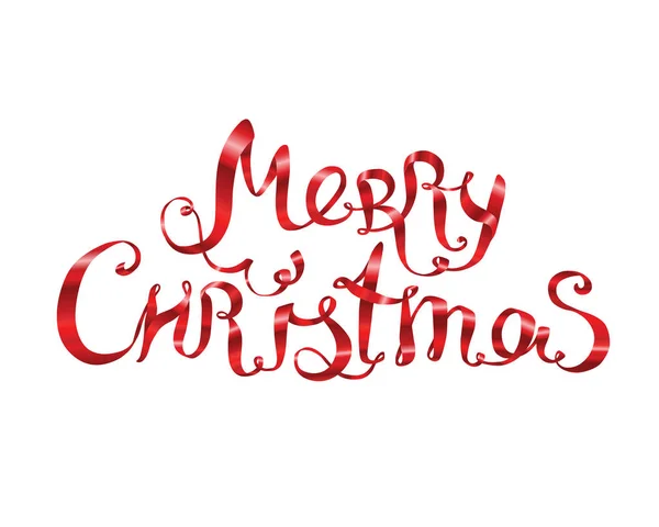 Buon Natale a mano lettering — Vettoriale Stock