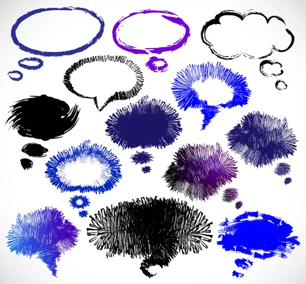 Set of speech bubbles,arrows — Stock Vector