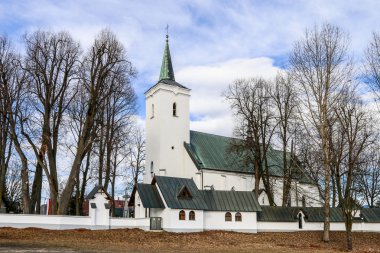 Ludzmierz, Polonya - Şubat 09,2016: Our Lady Sanctuary 