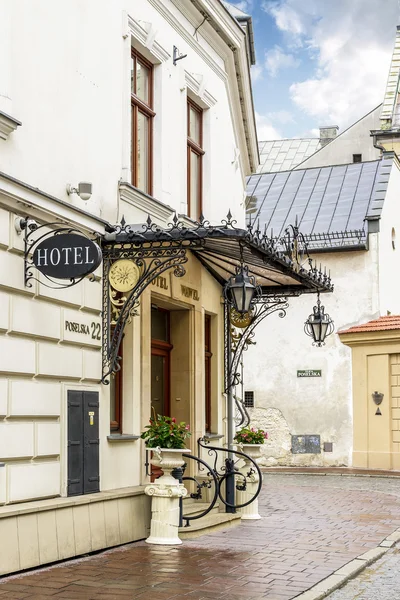 KRAKOW, POLAND - JULY 04, 2016: Poselska street — Φωτογραφία Αρχείου