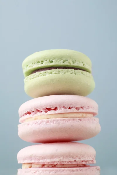 Stack of french macaroons — Stock Photo, Image