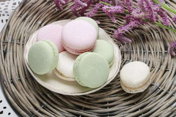 Pila de macarrones franceses —  Fotos de Stock