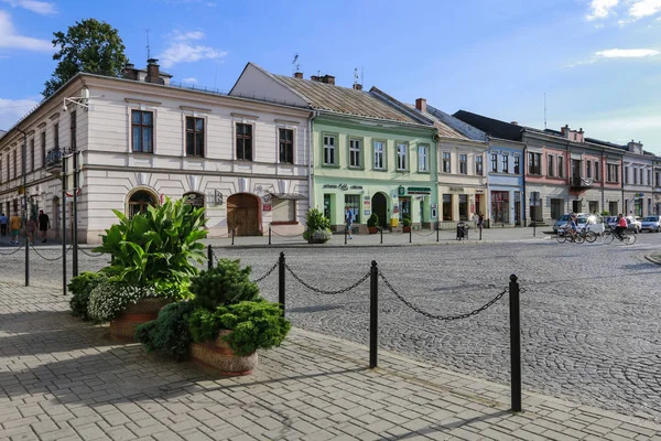 NOWY SACZ, POLAND - JULY 30, 2016: Historic city centre of Nowy — Stock Photo, Image