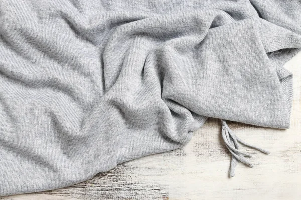 Manta gris suave — Foto de Stock