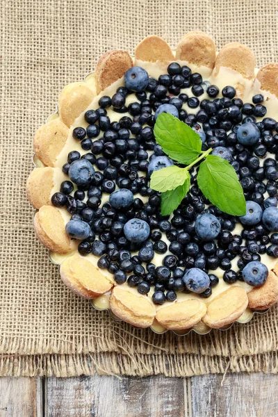 Blueberry tart owoce — Zdjęcie stockowe