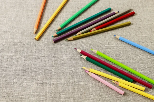 Lápices de colores de madera, espacio para copiar —  Fotos de Stock