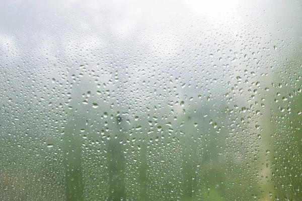 Raindrops on the window — Stock Photo, Image