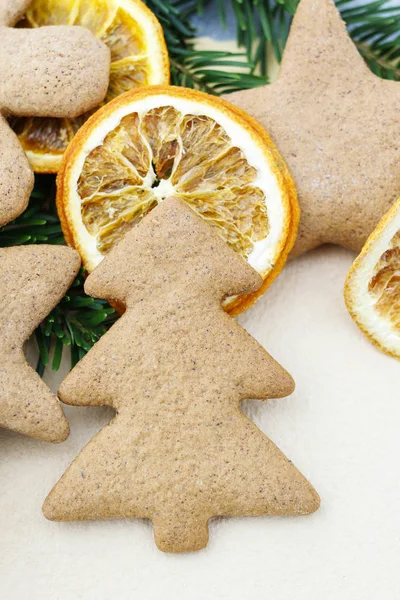 ジンジャーブレッド クリスマスのクッキー — ストック写真